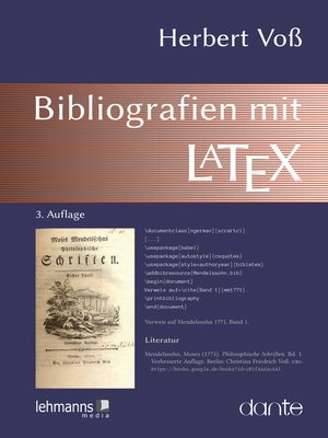 cover image of Bibliografien mit LaTeX